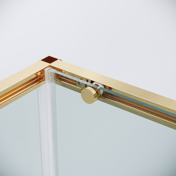 Душевой уголок Grossman Galaxy 130х80 120.K33.01.1380.32.00 профиль Золото сатин стекло прозрачное Душевой уголок Grossman Galaxy 130х80 120.K33.01.1380.32.00 профиль Золото сатин стекло прозрачное