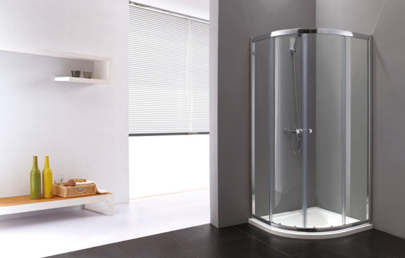 Душевой уголок Cezares Anima R-2 100x100 ANIMA-W-R-2-100-C-Cr-IV IV профиль Хром стекло прозрачное