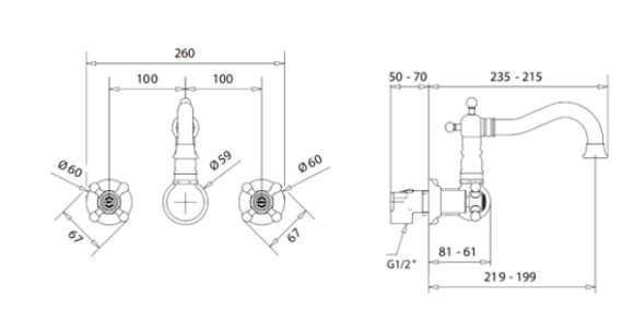Смеситель для раковины Migliore Arcadia 18399 Золото Смеситель для раковины Migliore Arcadia 18399 Золото