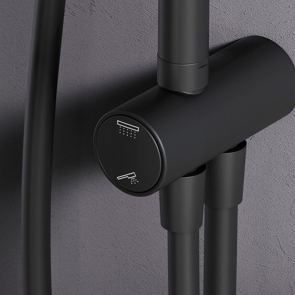 Душевая система AM.PM Gem F0790022 Черная Душевая система AM.PM Gem F0790022 Черная