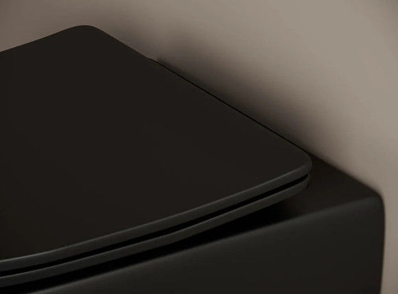 Комплект унитаза с инсталляцией Ceramicanova Metropol CN4002MB_1002B_1000 с сиденьем Микролифт и Черной матовой клавишей смыва