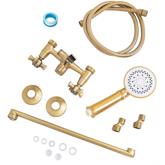 Смеситель для ванны Agger Retro-X A1721188 универсальный Бронза